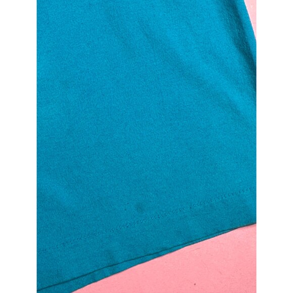 1990s Bootleg BART SIMPSON RAIDERS Blue Tank Top T-Shirt. Medium-Large. AS IS - Picture 10 of 10